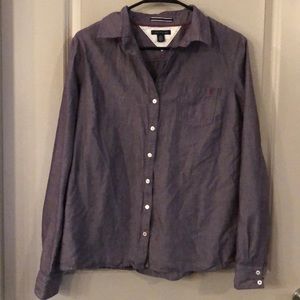 Tommy Hilfiger Purple Button Down